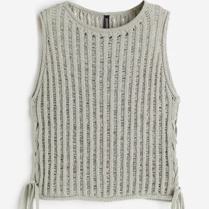 NWT H&M Ladder Stitch Sleeveless Top
